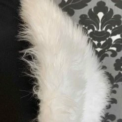 Something Blue NEW ARRIVALS One Size White Faux Fur Shawl