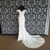 Something Blue Allure Romance 3259 Wedding Dress Lace Sand/Ivory Size 6 Sheath WEDDING DRESSES