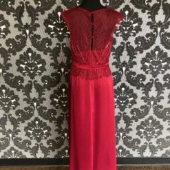 Something Blue Jade By Jasmine K178022 Women's Formal Tulle/Poly Black Cherry