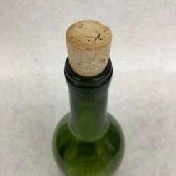 Something Blue Wine Bottle Glass Green Size 11.5" GLASSWARE DECOR