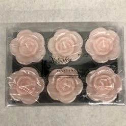 Something Blue DECOR Floating Candles Size 6ct Wax Pink CANDLES