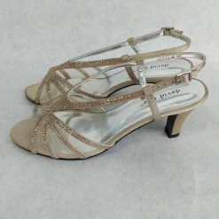 Something Blue Heels Size 8 Bling Champagne NEW ARRIVALS