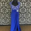 PROM Size 24W Cobalt MacDuggal Poly-Spandex 1 PROM Size 24W Cobalt MacDuggal Poly-Spandex