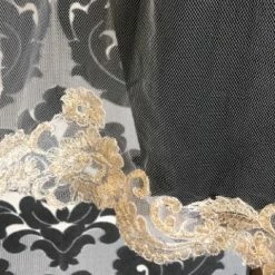 Something Blue VEILS Bel Aire Veil Tulle Ivory/Gold Lace