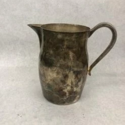Something Blue Pitcher Silver Tarnished Silver Size Various CONTAINER