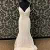 Something Blue Madeline Gardner 8209 Wedding Dress Lace Ivory Size 10 Beaded WEDDING DRESSES