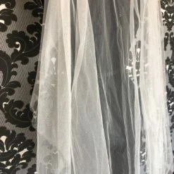 Something Blue Veil Size Finger Tip Tulle Ivory Cut VEILS