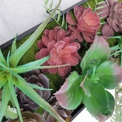 Something Blue DECOR Ashland Centerpiece Wood Various Greenery Size 6.5