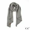 Something Blue Wedding THE PARLOUR Emily Super Soft Scarf Gray