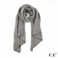 Something Blue Wedding THE PARLOUR Emily Super Soft Scarf Gray