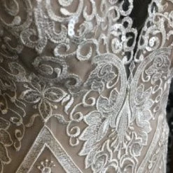 Something Blue Allure Bridal C525 Women Wedding Dress Embroidered Lace Size 12 WEDDING DRESSES