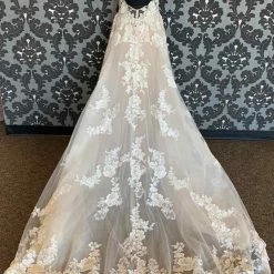 Something Blue Allure Bridal C505 Size 10 Ivory And Nude Tulle With Lace Aline WEDDING DRESSES 7 Something Blue Allure Bridal C505 Size 10 Ivory And Nude Tulle With Lace Aline WEDDING DRESSES