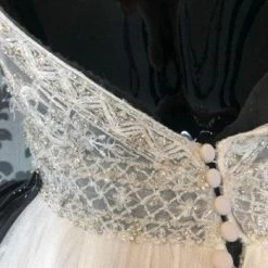 Something Blue Mori Lee Leilani Women Wedding Dress Tulle Ivory Size 6 Beaded WEDDING DRESSES