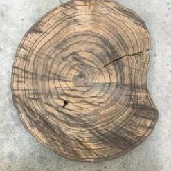 Something Blue Wedding Large Brown Stain Wood Cookies