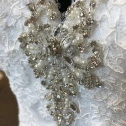 Something Blue Mori Lee ML2721 Wedding Dress Lace/Beading Ivory Size 10