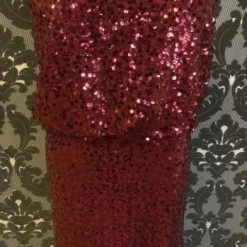 Something Blue NEW ARRIVALS Eva 3378 Sequin Burgandy Size 3XL ORDER ONLY