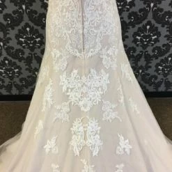 Something Blue Stella York Wedding Dress Tulle W/ Lace Ivory Size 18 9 Something Blue Stella York Wedding Dress Tulle W/ Lace Ivory Size 18