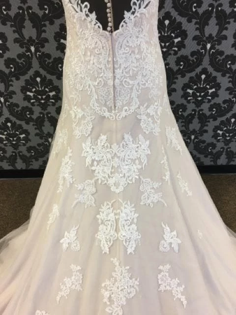 Something Blue Stella York Wedding Dress Tulle W/ Lace Ivory Size 18 6 Something Blue Stella York Wedding Dress Tulle W/ Lace Ivory Size 18