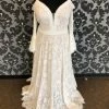 Something Blue Wilderly Bride F209 Size 26 Ivory And Nude Lace Off The Shoulder A-line WEDDING DRESSES 2 Something Blue Wilderly Bride F209 Size 26 Ivory And Nude Lace Off The Shoulder A-line WEDDING DRESSES