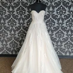 Something Blue Stella York 6690 Women Wedding Dress Lace/Tulle Almond/ivory WEDDING DRESSES