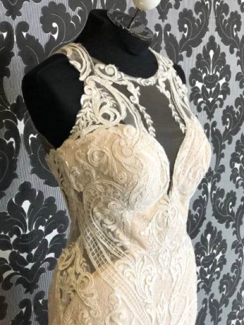 Something Blue Martina Liana 948 Women's Wedding Dress Lace Sand/Ivory Size 12 WEDDING DRESSES 5 Something Blue Martina Liana 948 Women's Wedding Dress Lace Sand/Ivory Size 12 WEDDING DRESSES