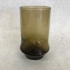 Something Blue DECOR 4.75" Amber Glass Tumbler Glassware