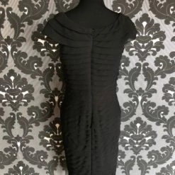 Something Blue Adrianna Papell 014193170 Women's Formal Polyester Black Size 6 FORMAL/MOTHER'S DRESSES