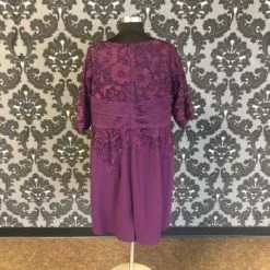 Something Blue FORMAL/MOTHER'S DRESSES Azazie CANINDA Women's Formal Lace/Chiffon Plum Size 26