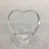 Something Blue Wedding Vase Glass Clear Size 4" Heart Shape VASES DECOR