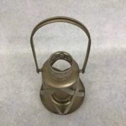 Something Blue Lantern Size 9.5" Metal Champagne LANTERNS/BIRDCAGES