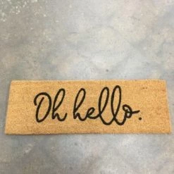 Something Blue Wedding THE PARLOUR Doormat 30" X 10" Oh Hello