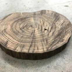 Something Blue Wedding Large Brown Stain Wood Cookies