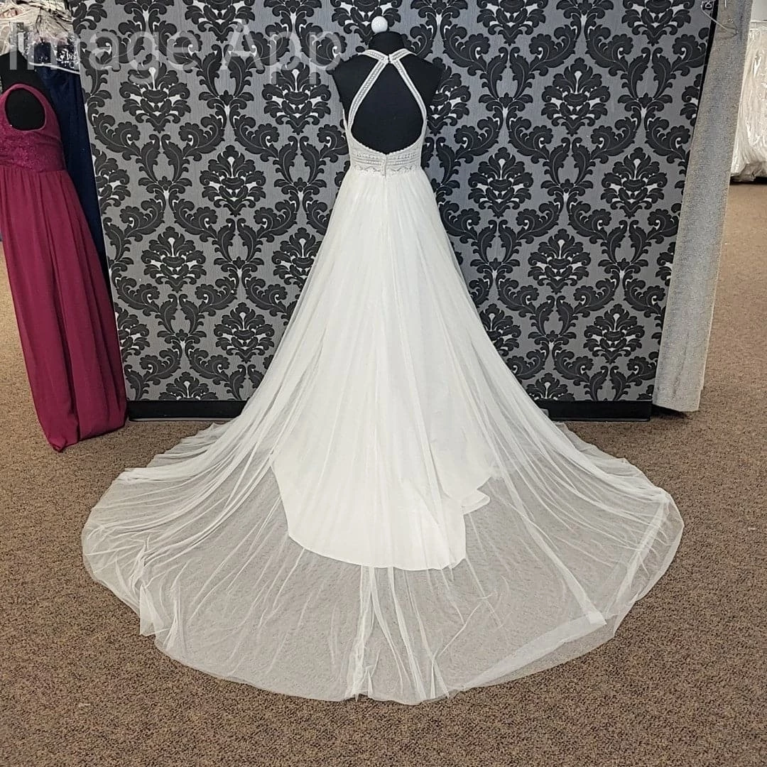 Something Blue Stella York 6971ZZ Women's Wedding Dress Embroidered Lace Ivory 7 Something Blue Stella York 6971ZZ Women's Wedding Dress Embroidered Lace Ivory