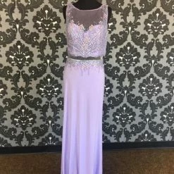 Shopsomethingblue Pruple White Size 24 PROM