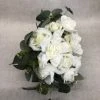 Something Blue DECOR Bouquet Floral White/Green Size 12" FLORAL