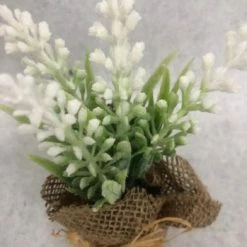 Something Blue DECOR Centerpiece Floral White Size 8" CENTERPIECES