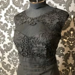 Something Blue Miss Kim 2234 Formal Lace/Chiffon Black Size 2XL FORMAL/MOTHER'S DRESSES