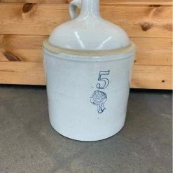 Something Blue DECOR Pick Up Only Buckeye Pottery Co. Collectible Ceramic Gray/Blue Size