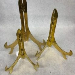 Something Blue Gold Brass Easel Size 11"x5.5"