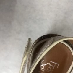 Something Blue Franco Sarto L-Barda Women Shoe Alligator Ivory Size 8 SHOES