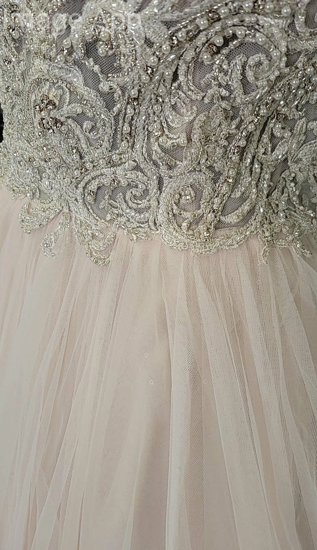 Something Blue Essense Of Australia D2409 Women Wedding Dress Sequin Tulle WEDDING DRESSES 4 Something Blue Essense Of Australia D2409 Women Wedding Dress Sequin Tulle WEDDING DRESSES