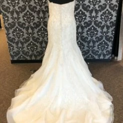Something Blue WEDDING DRESSES Justin Alexander Wedding Dress Size 24 Beaded Ivory Strapless Mermaid
