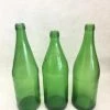 Something Blue Vase Glass Green Size 3pc Bottle VASES DECOR