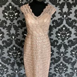 Something Blue Jasmine Women's Formal Lace Blush Size 8 FORMAL/MOTHER'S DRESSES