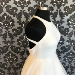 Something Blue WEDDING DRESSES Essense Of Australia D2987ZZ Women's Wedding Dress Crepe/Tulle