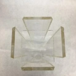 Something Blue Wedding Raiser Acrylic Clear Size 18