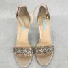 Something Blue Betsey Johnson SB-JUNO Women Heels Rhinestone Champagne Size 9.5 NEW ARRIVALS