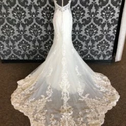 Something Blue WEDDING DRESSES Martina Liana ML1013 Women's Wedding Dress Beaded Lace/ Crepe