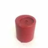 Something Blue 3" Burgundy Wax Pillar Candle
