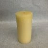 Something Blue 6" Ivory Wax Pillar Candle